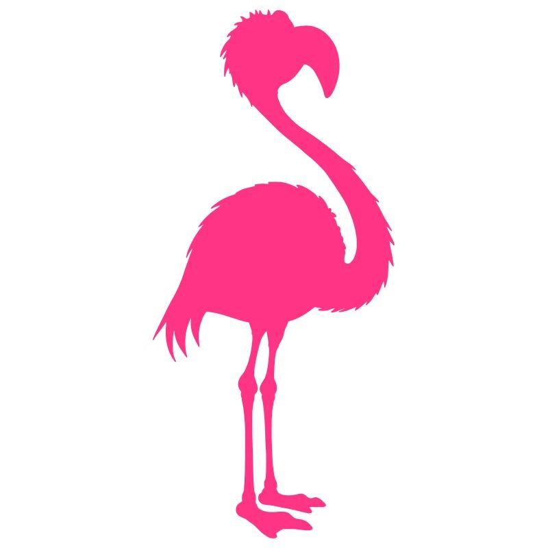 Flamingo Vector Silhouette Costume Bird