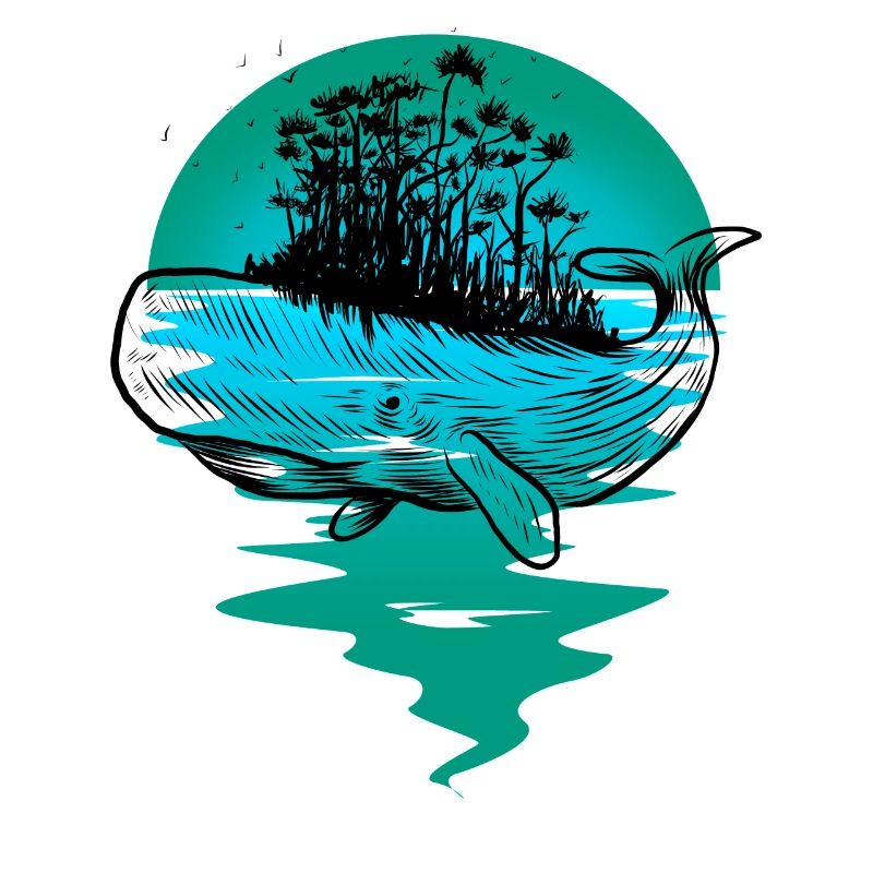 balena, pesce, oceano, mammiferi marini