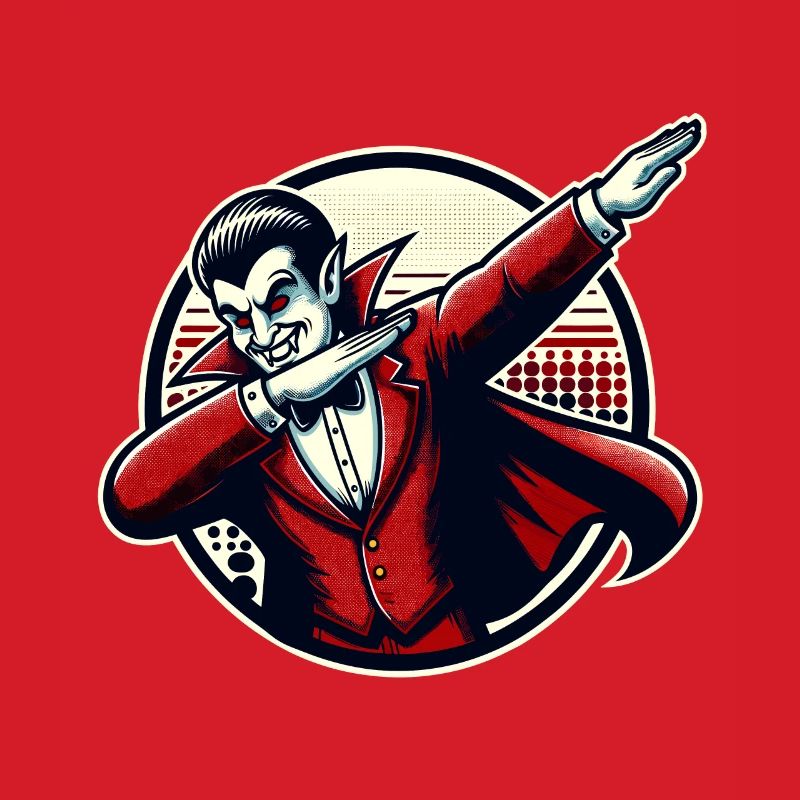 Dabbing Vampire Funny Dabbing Design Halloween