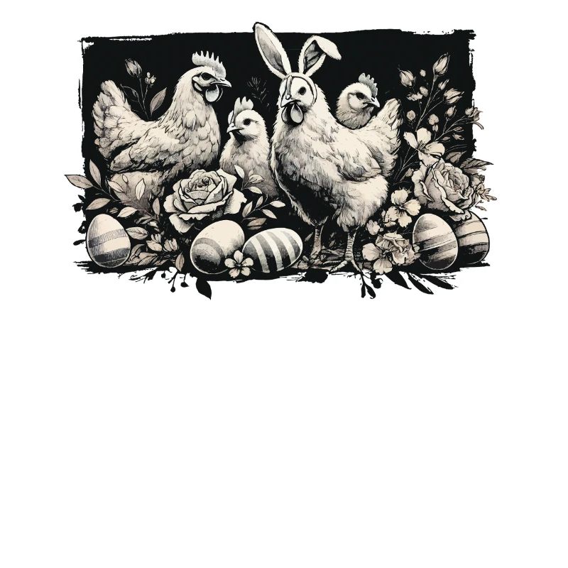 Easter Chickens Chicks Retro Aesthetic