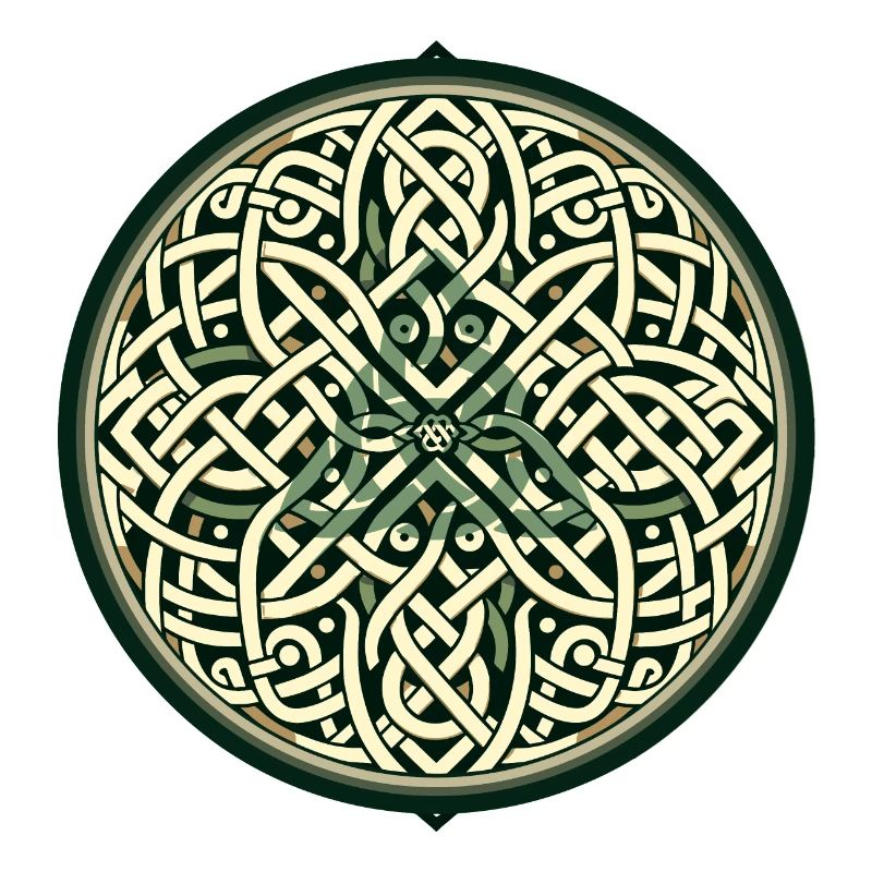Entrelacs celtiques éternels Mandala Art 3