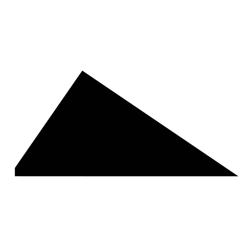 Triangle perpendicular / / Right angle / /