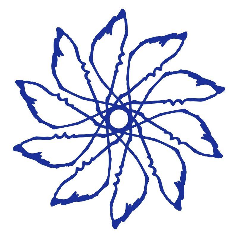 Random patterns circled Vectorgraphic
