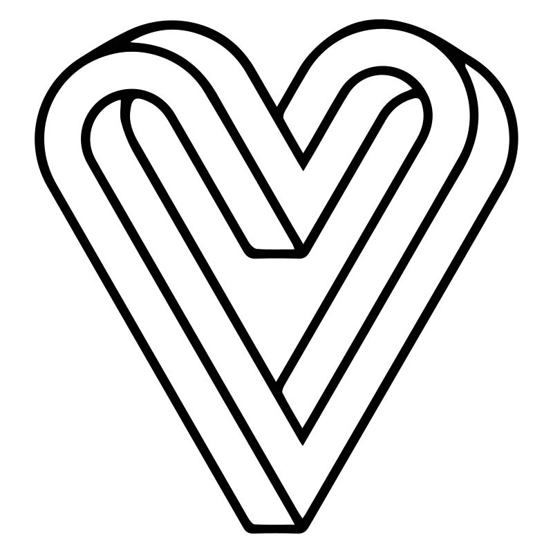 Impossible Heart, Optical Illusion, Infinity Love