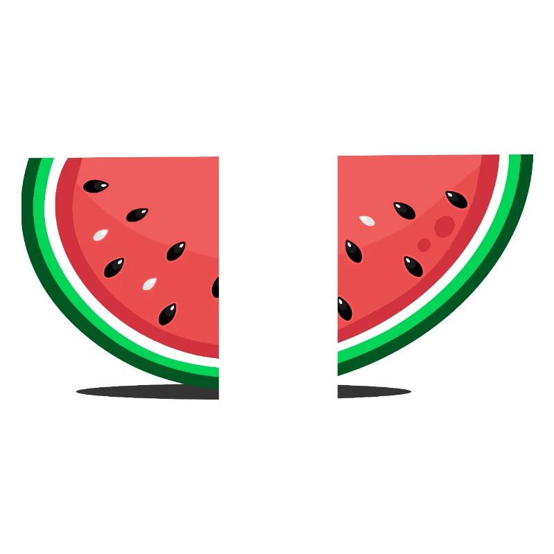 Tranche de design de pastèque