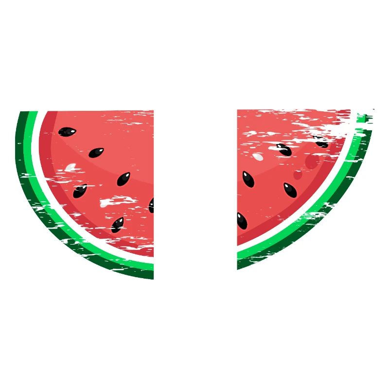 Tranche de conception de pastèque utilisée