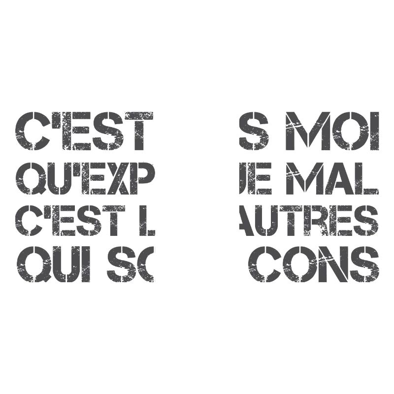 C'est pas moi qu'explique mal