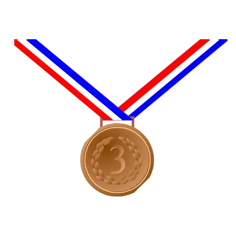 Bronzemedaille 3.