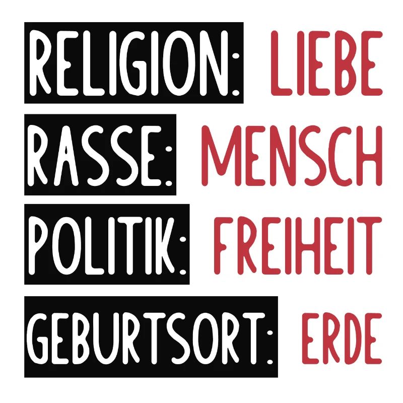 Statement - Keine Trennung oder Spaltung