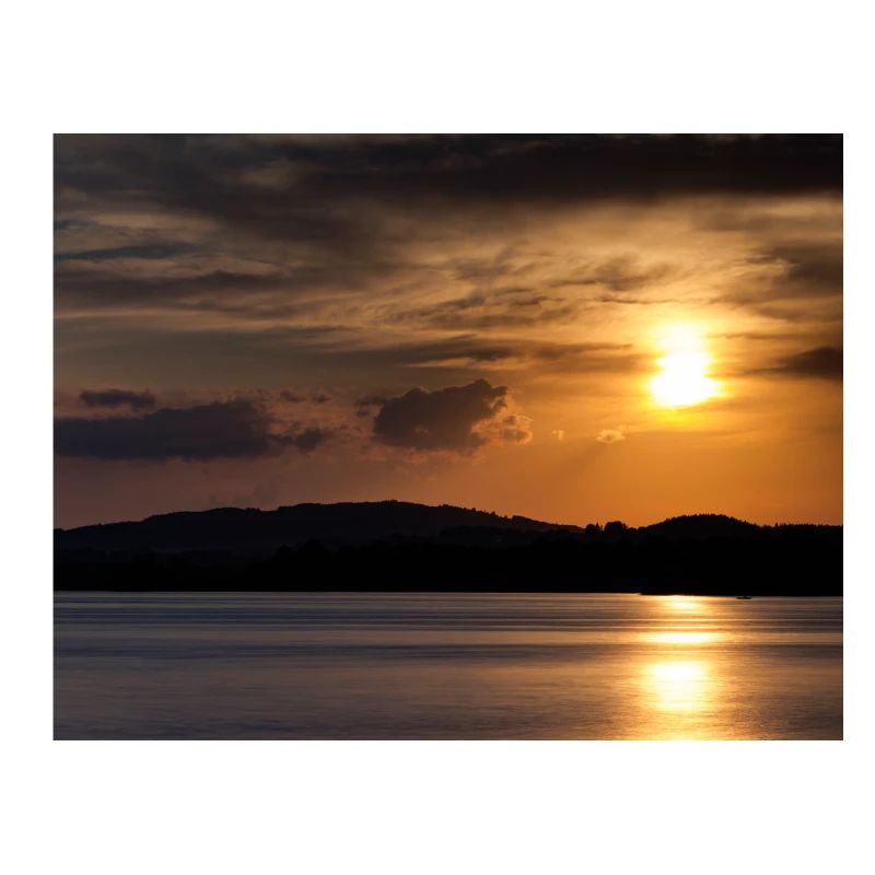 Coucher de soleil au lac Staffelsee