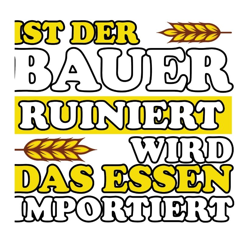 Ist Der Bauer Ruiniert Wird Das Essen Importiert