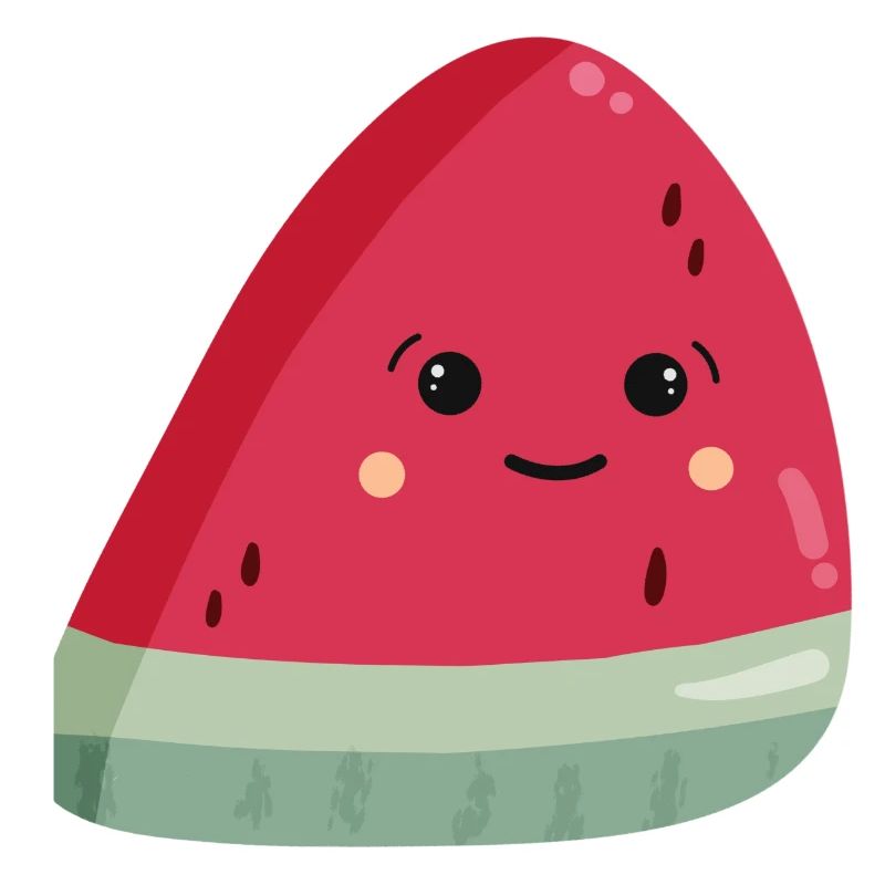 Pastèque Kawaii