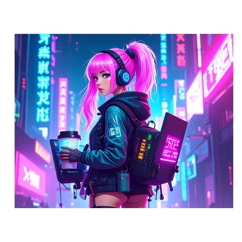 Cyber DJ Coder – Beats, Bytes & Blinks