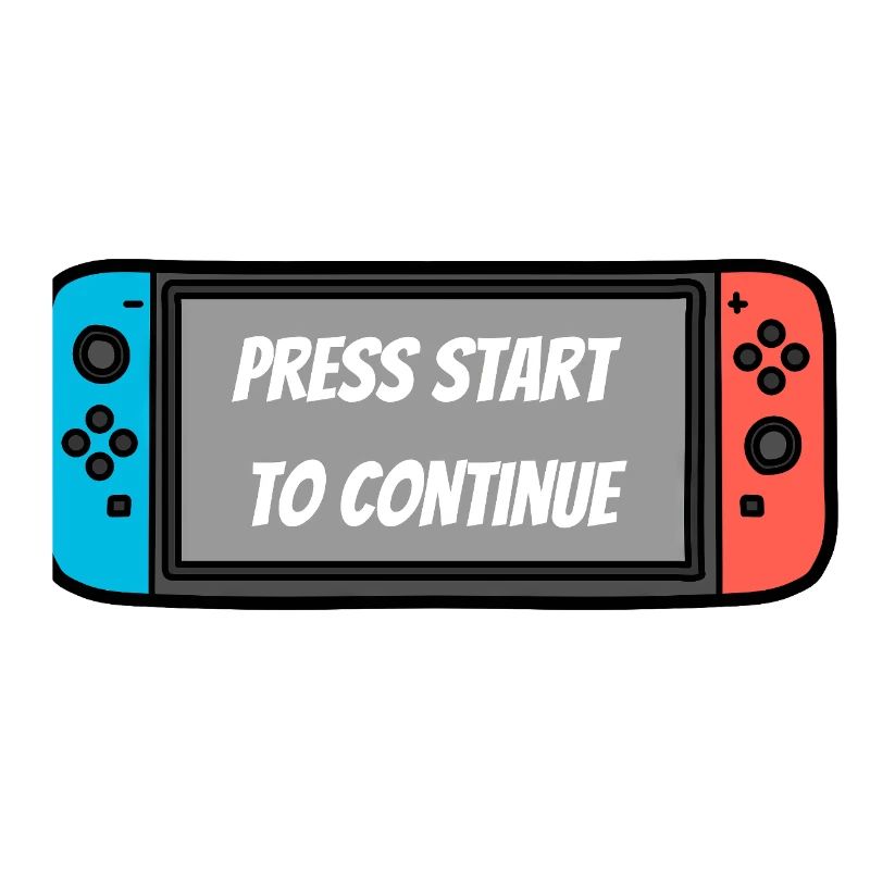 Press Start to Continue – Switch style