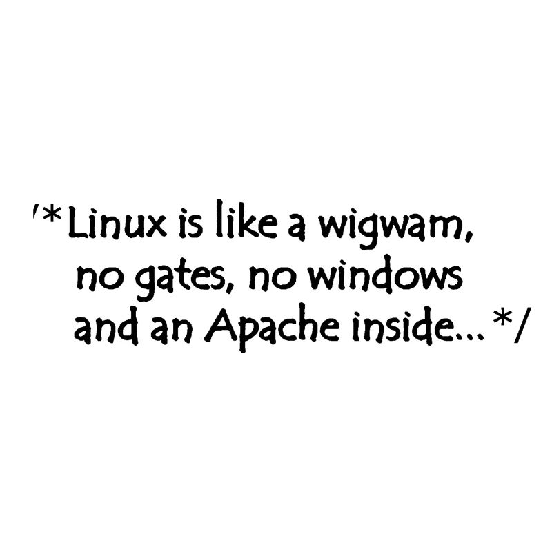 Linux est comme un tipi