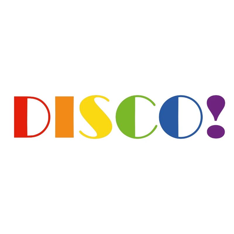 DISCO Regenbogen Text