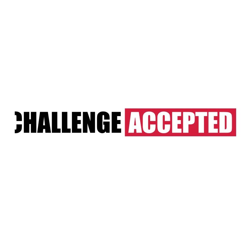 Challenge Accepted Text Design