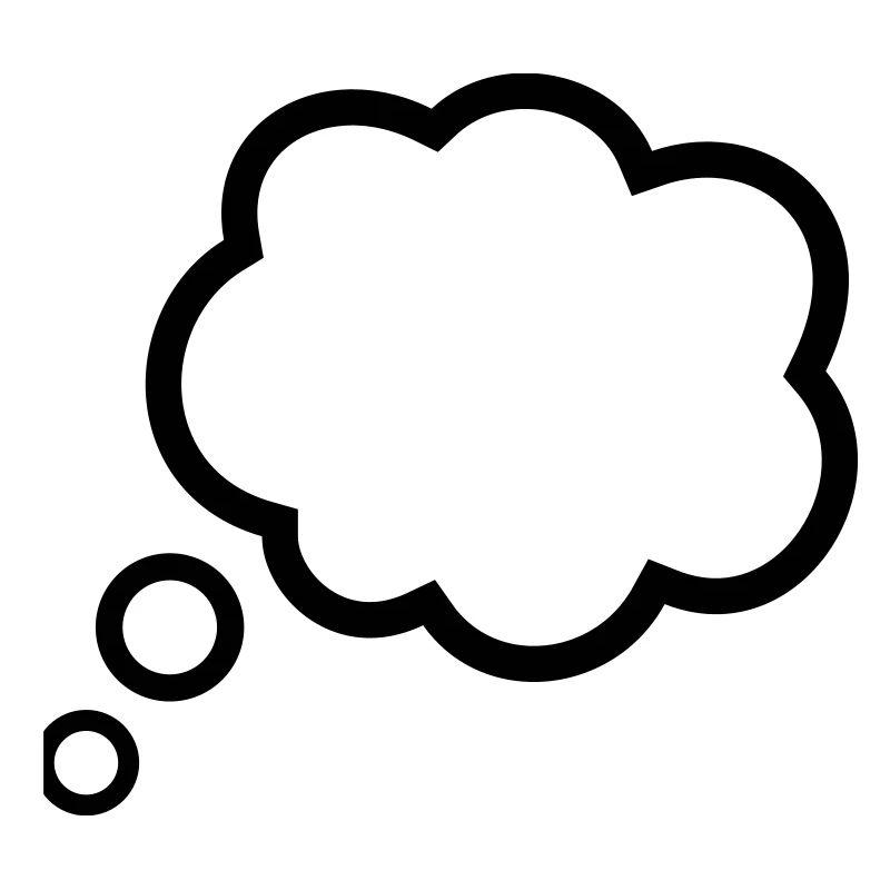 Thinking Bubble Comic Pensée Bulle Bulle Pensées