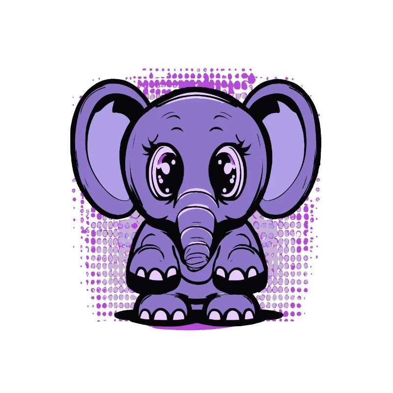 Mignon bébé éléphant
