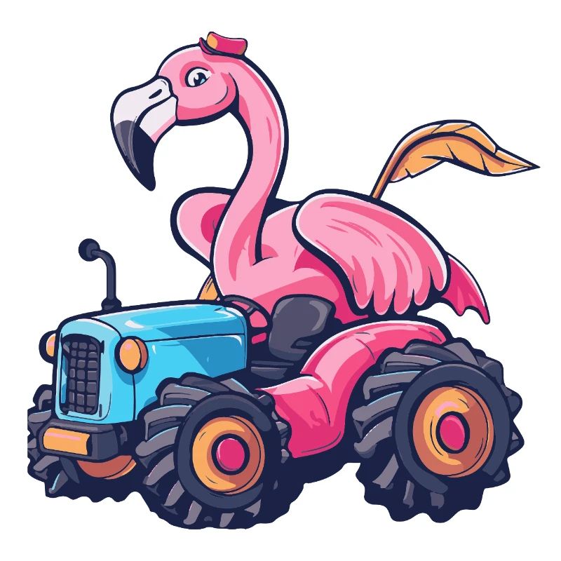 Flamingo Tractor Farmer