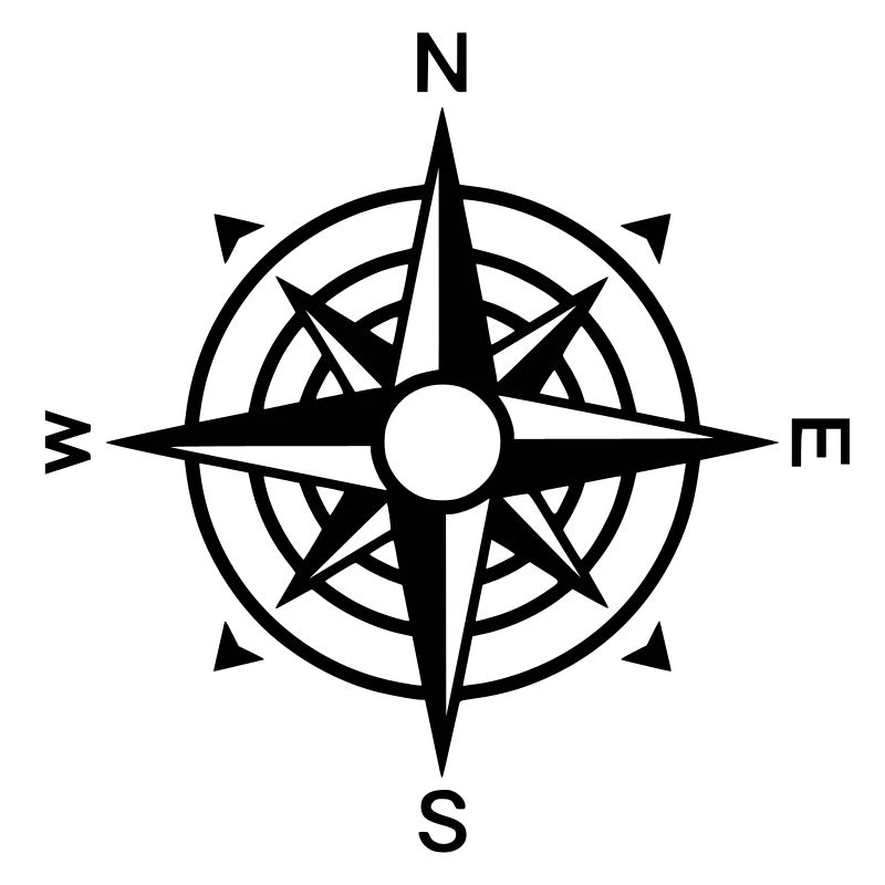 Compass Wind Rose Navigation