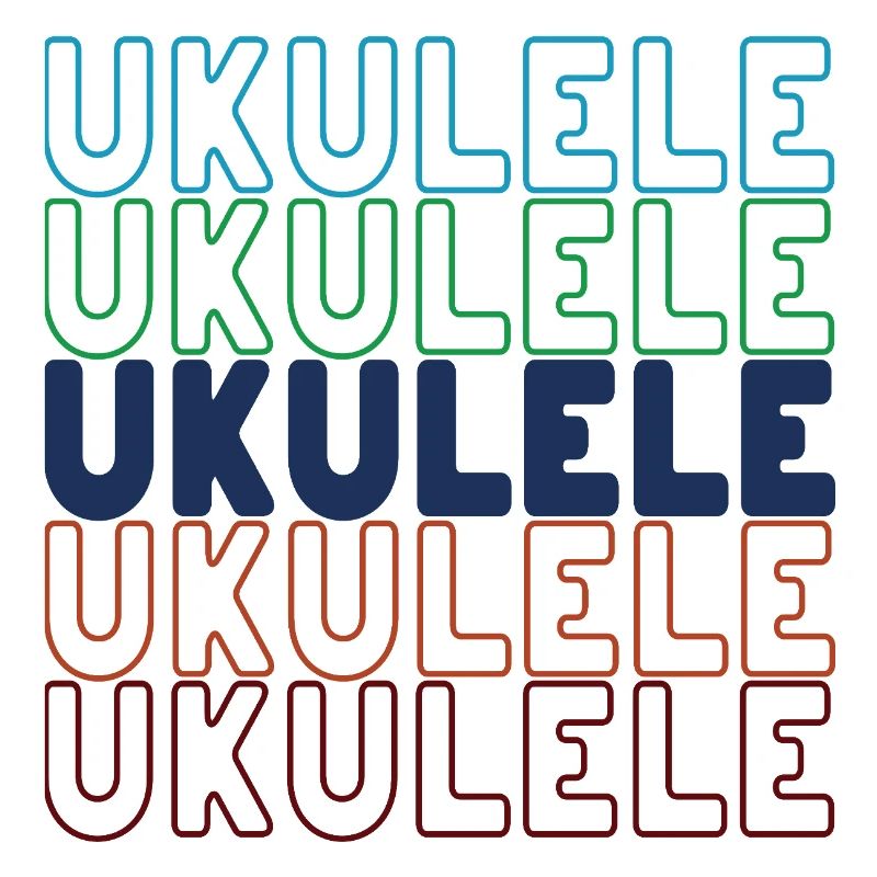 Typographie du ukulélé