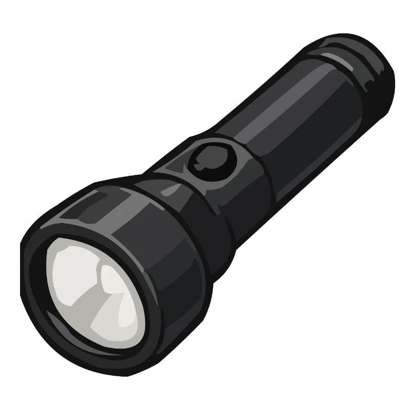 Illustration de lampe torche compacte