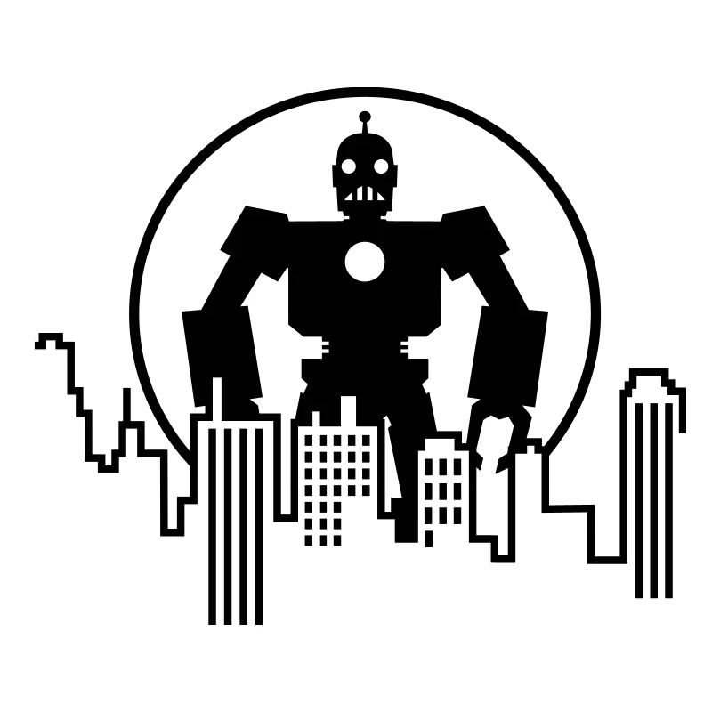 Robot Skyline – Sci-Fi Android Silhouette Shirt