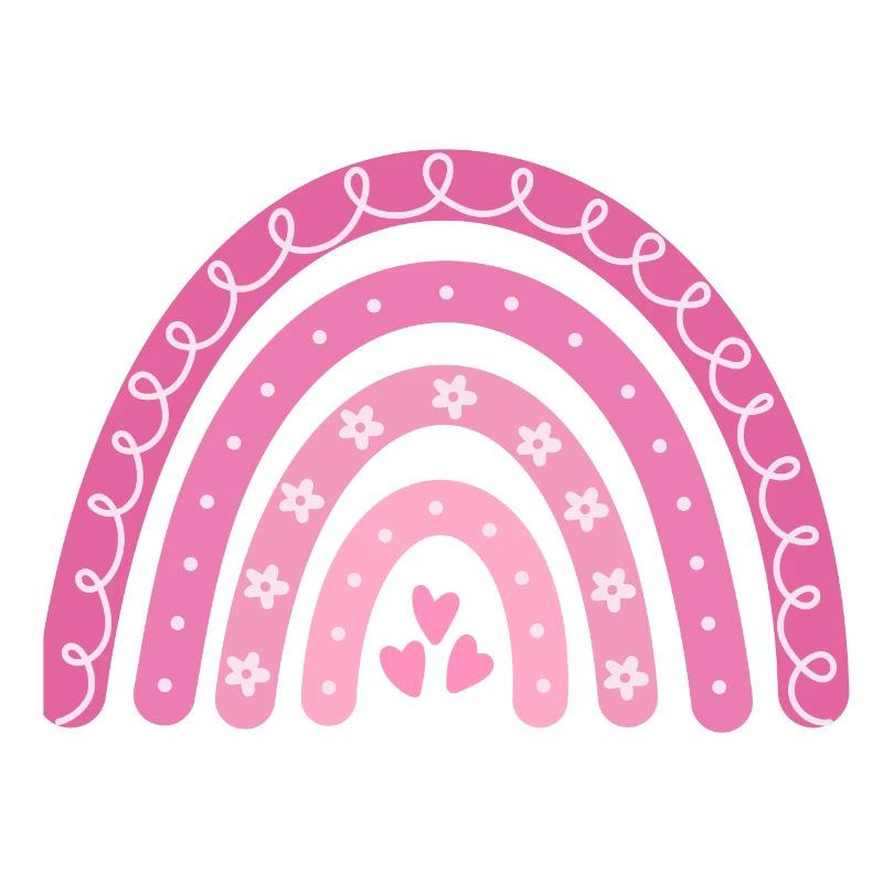 Boho Regenbogen rosa Große Schwester