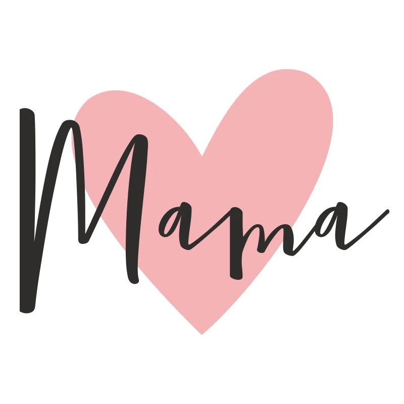 Mama mit Herz – Liebevolles Textdesign