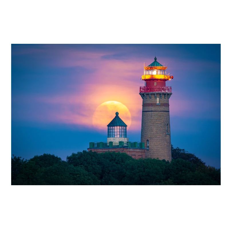 Moonlight Lighthouse Coast
