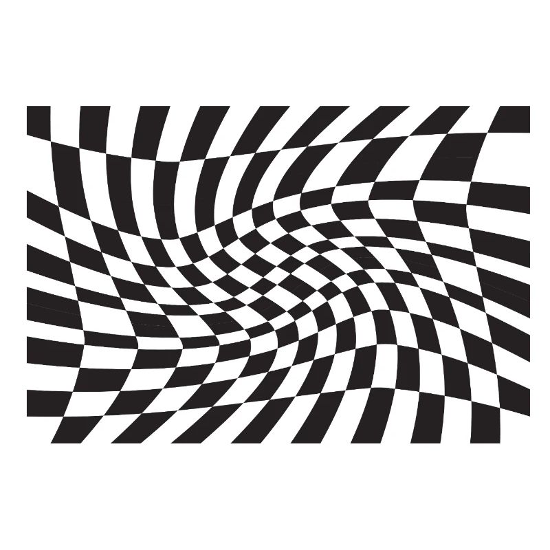 Warped Checker Optical Spiral