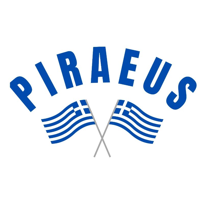 Piraeus Harbour Waves Emblem