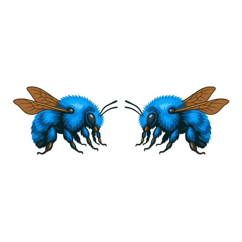 2Bumblebees mirrored