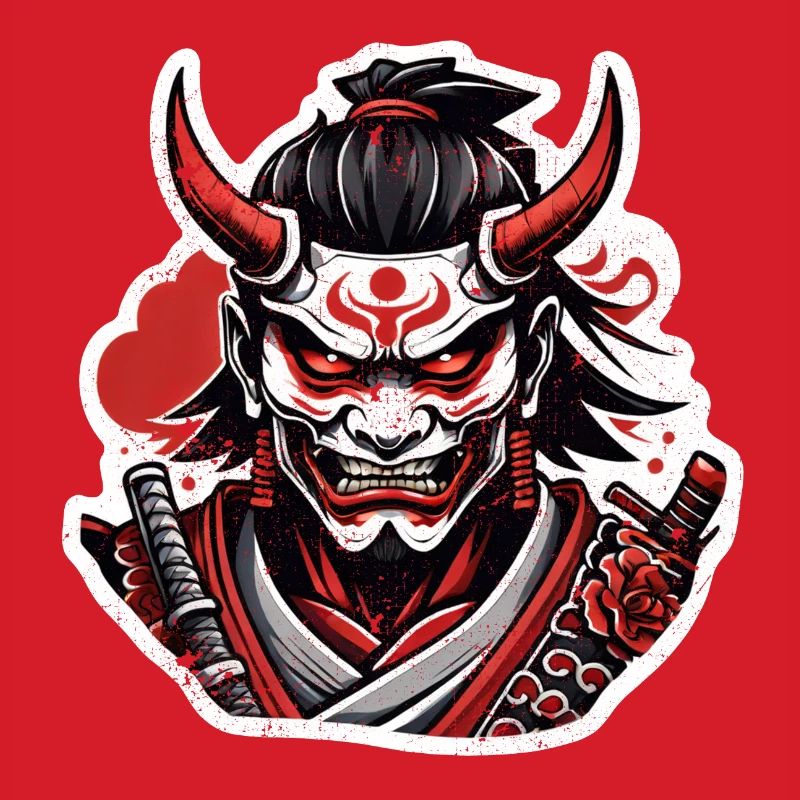 Samurai-Krieger - Japan - Dämon