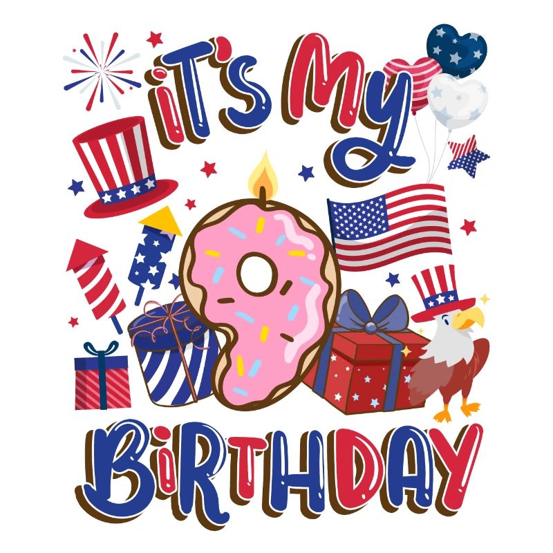 It's my 9th birthday Eagle July 4th