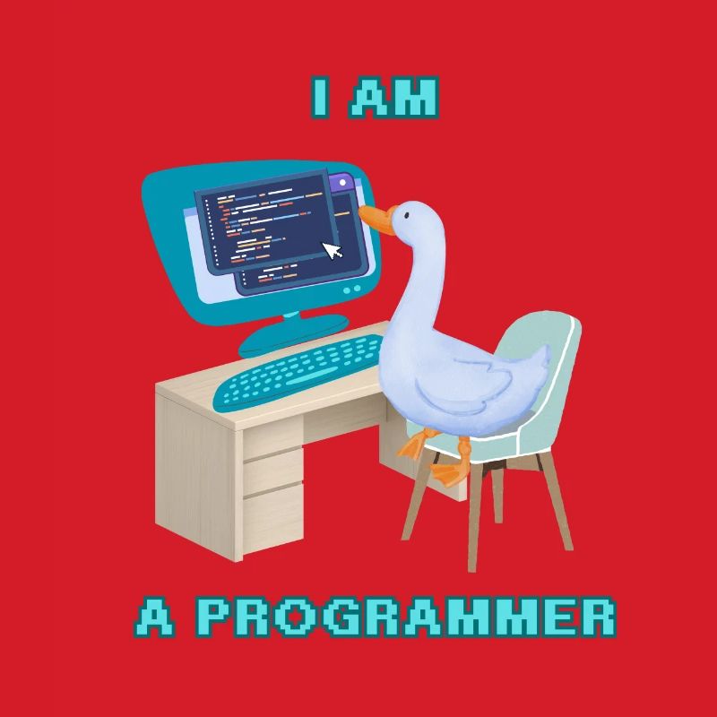 A Programmer Duck, a Fun Design for Programmers