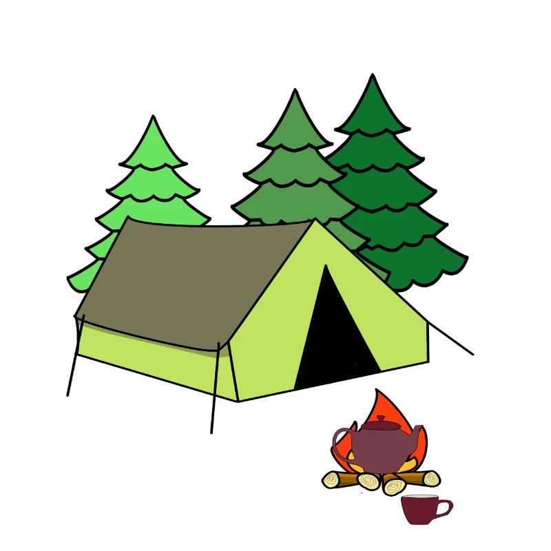 Fire Campfire Tent Camp Camping Camping