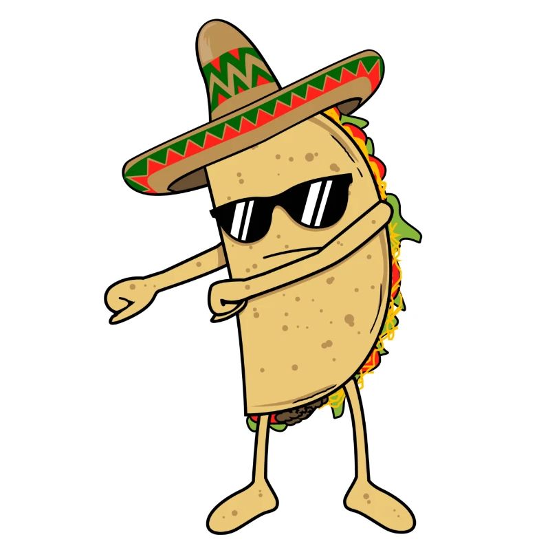 Flossing Taco raft dance dancing funny Mexico