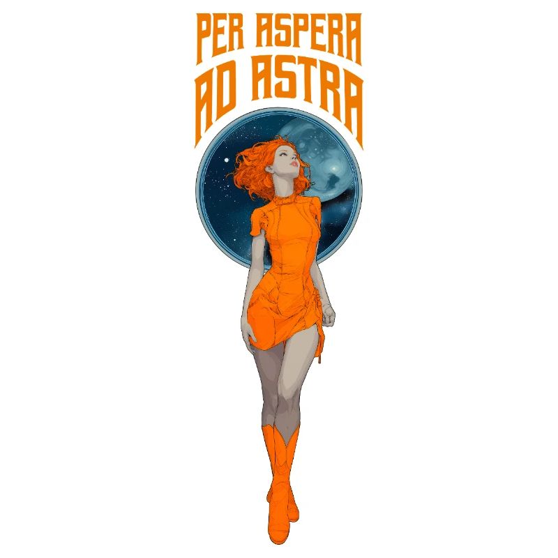 Per Aspera ad Astra – Retro Astronaut