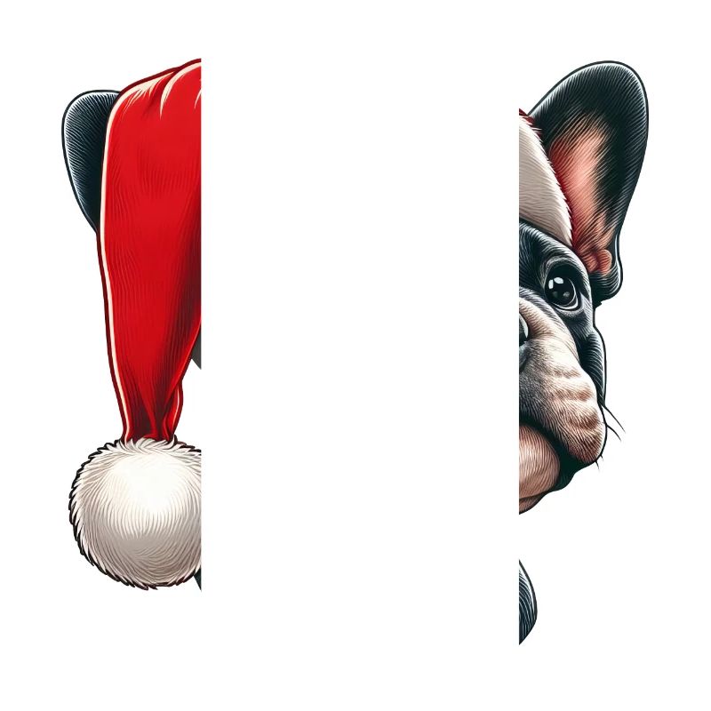Frenchie Der Weihnachtsmann