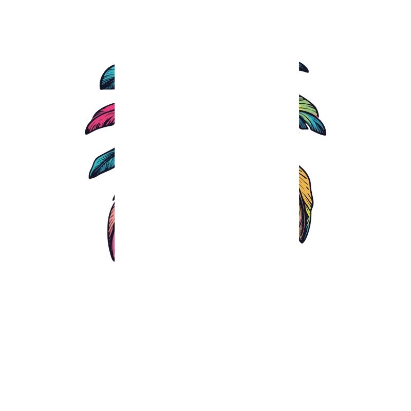 Palm Tree Multicolored