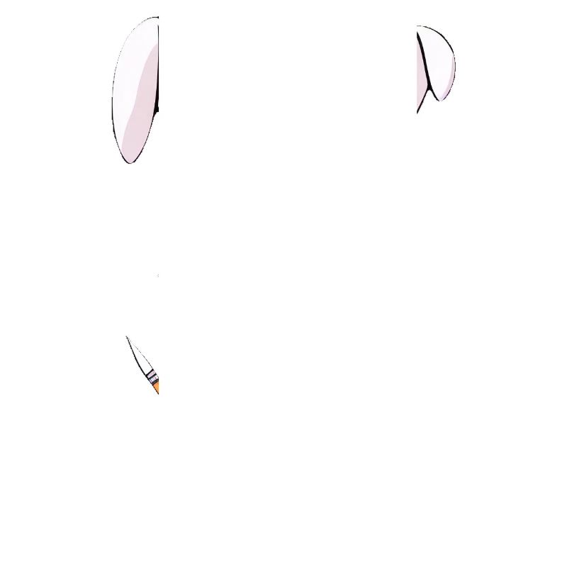 Easter bunny with Easter eggs