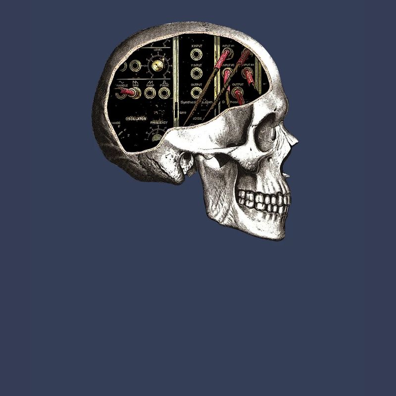Analog Modular Skull for Synth Nerd