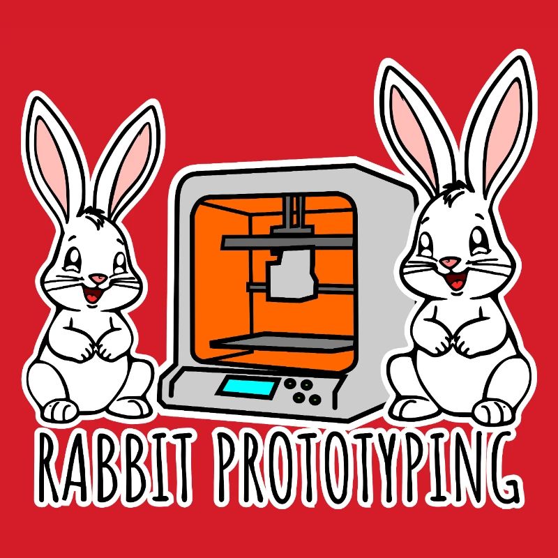 Rabbit Prototyping - Printing rabbits with 3D printer