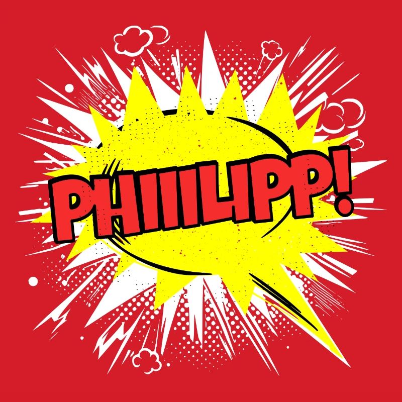 Philipp Name Funny Speech Bubble Phiiilipp!