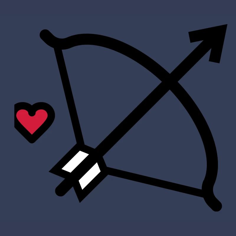 Arc et flèche Flèche de Cupidon pour les amoureux