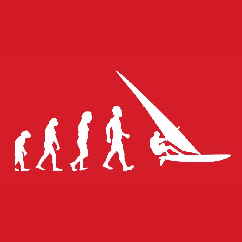 Evolution Windsurfer Geschenk Windsurfing Surfer