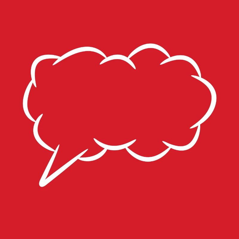 Speech bubble thought bubble
