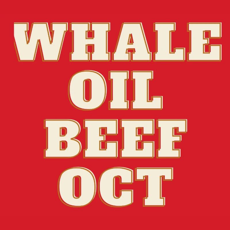 WHALE OIL BEEF OCT
